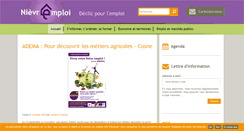 Desktop Screenshot of nievremploi.fr